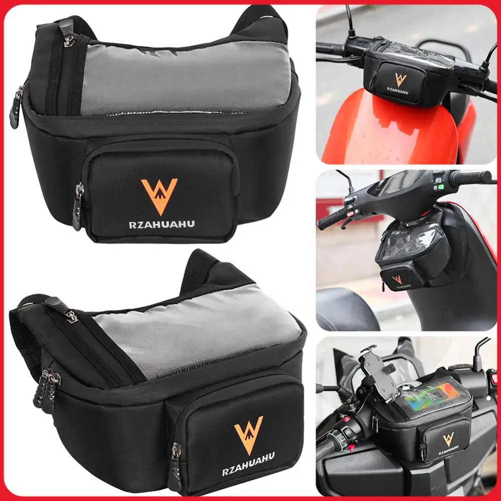 

Touch Screen Motorcycle Front Bag Large Capacity Motorbike Travel Bag Multifunction Waterproof for Electric Bike Motorcycle