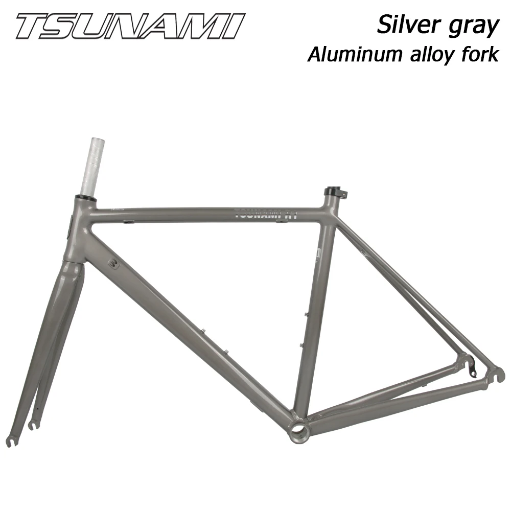 700cアルミニウム合金ロードバイクフレーム,TSUNAMI-R1インチカーボン