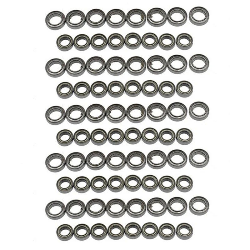 For MN86S MN86 MN86KS MN86K MN G500 80PCS Steel Bearing 9X5X3 11X7X3 Upgrade Accessories 1/12 RC Car Spare Parts