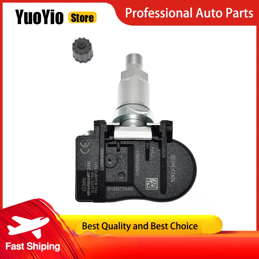 YuoYio 1pcs New Tire Pressure Sensor 529333N100 S180052092C For Chrysler Dodge Hyundai Kia