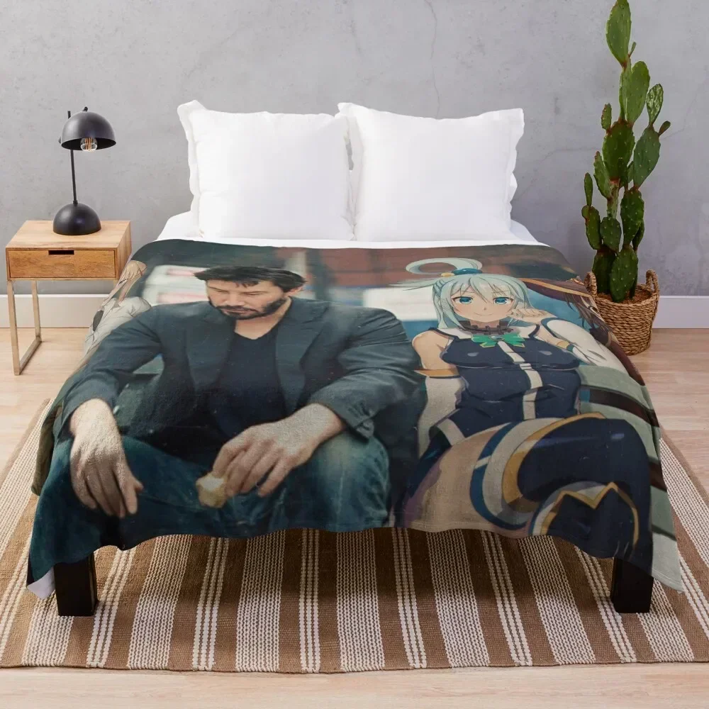 

Keanu's blessing on this wonderful park! Throw Blanket