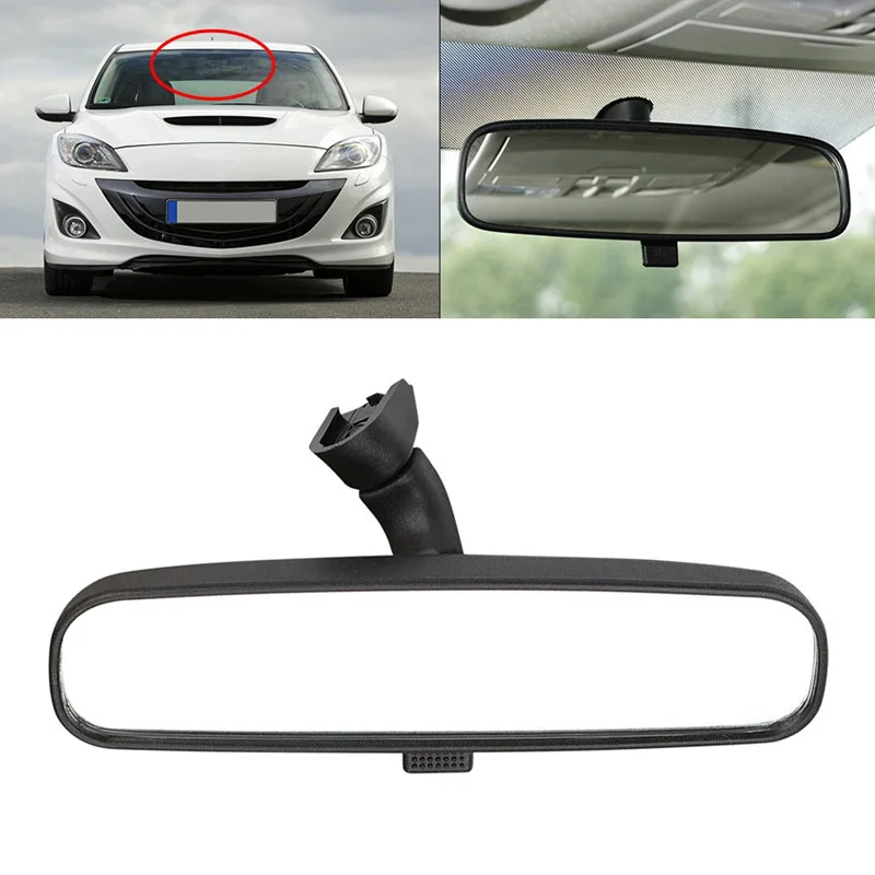 1Pcs Car Interior Rearview Mirror Car-styling Accessories Fit For Mazda 2 (DE) 2007-2014 / 3 Axela (BL) 2009-2013 DG8069220A