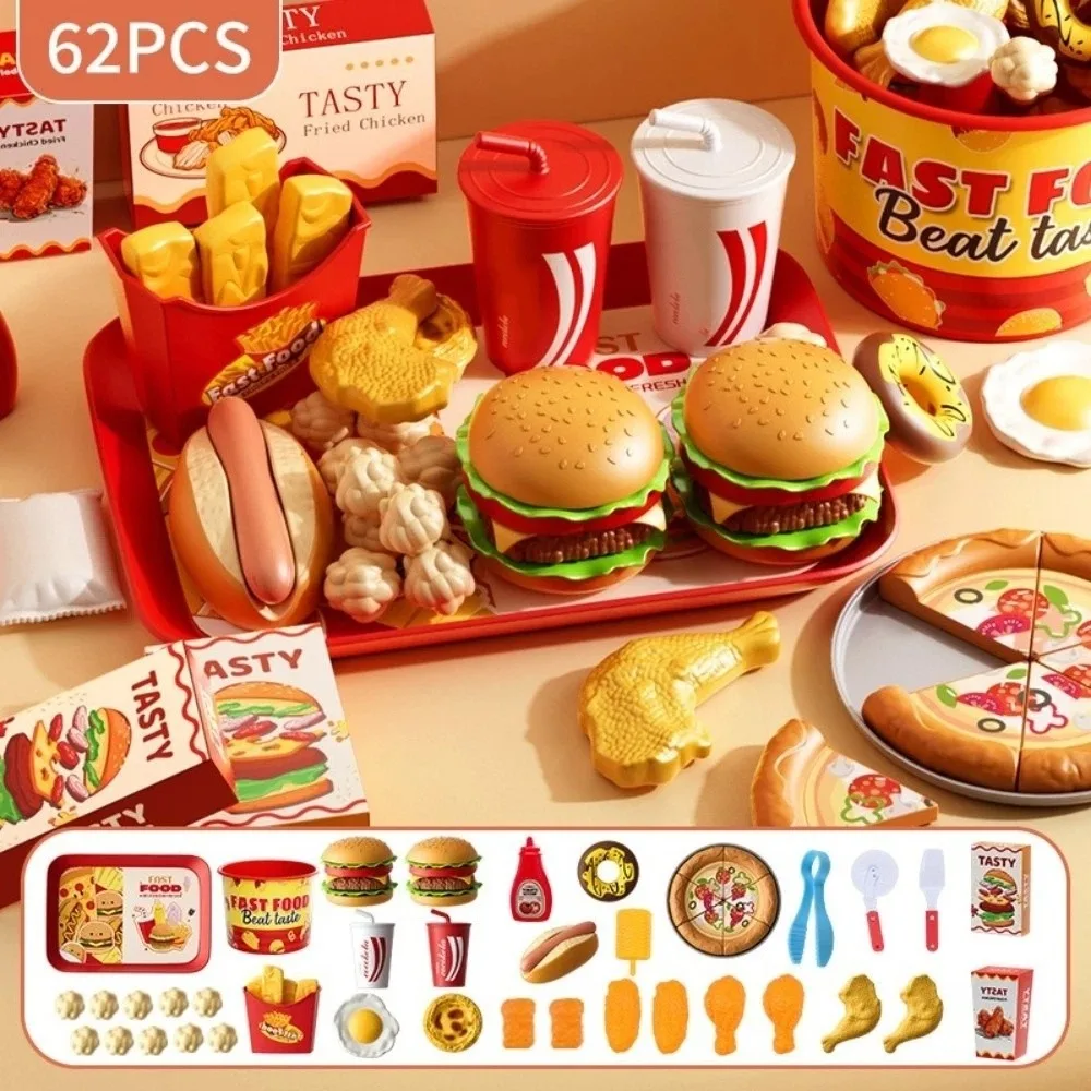 Simulation Make Kitchen Toy Set Interactive Design Play Props Cooking Cutting Game Accessories Set Pretend Cooking