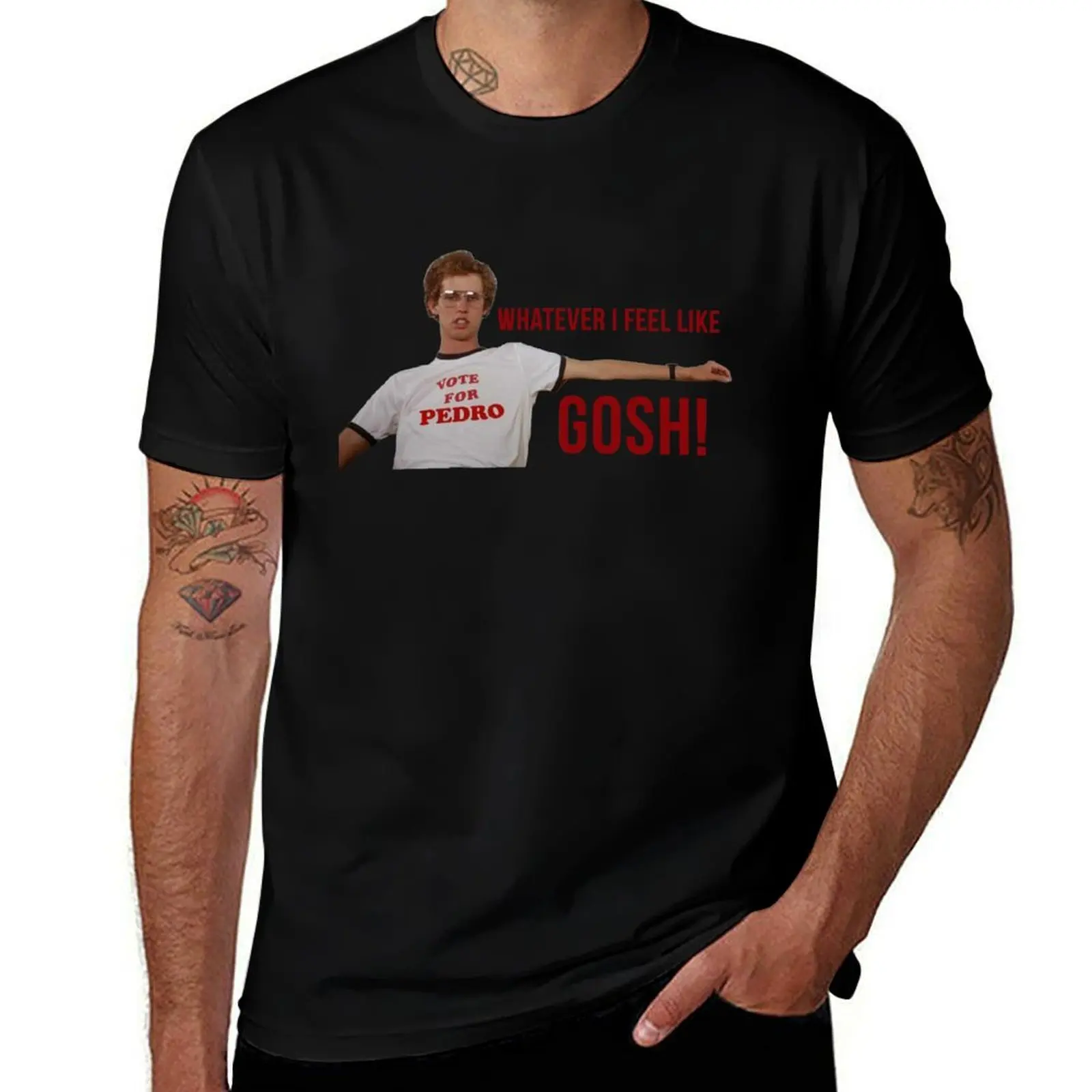 Napoleon Dynamite T-Shirt Fashion Pattern Printed Tee Shirt T-Shirt