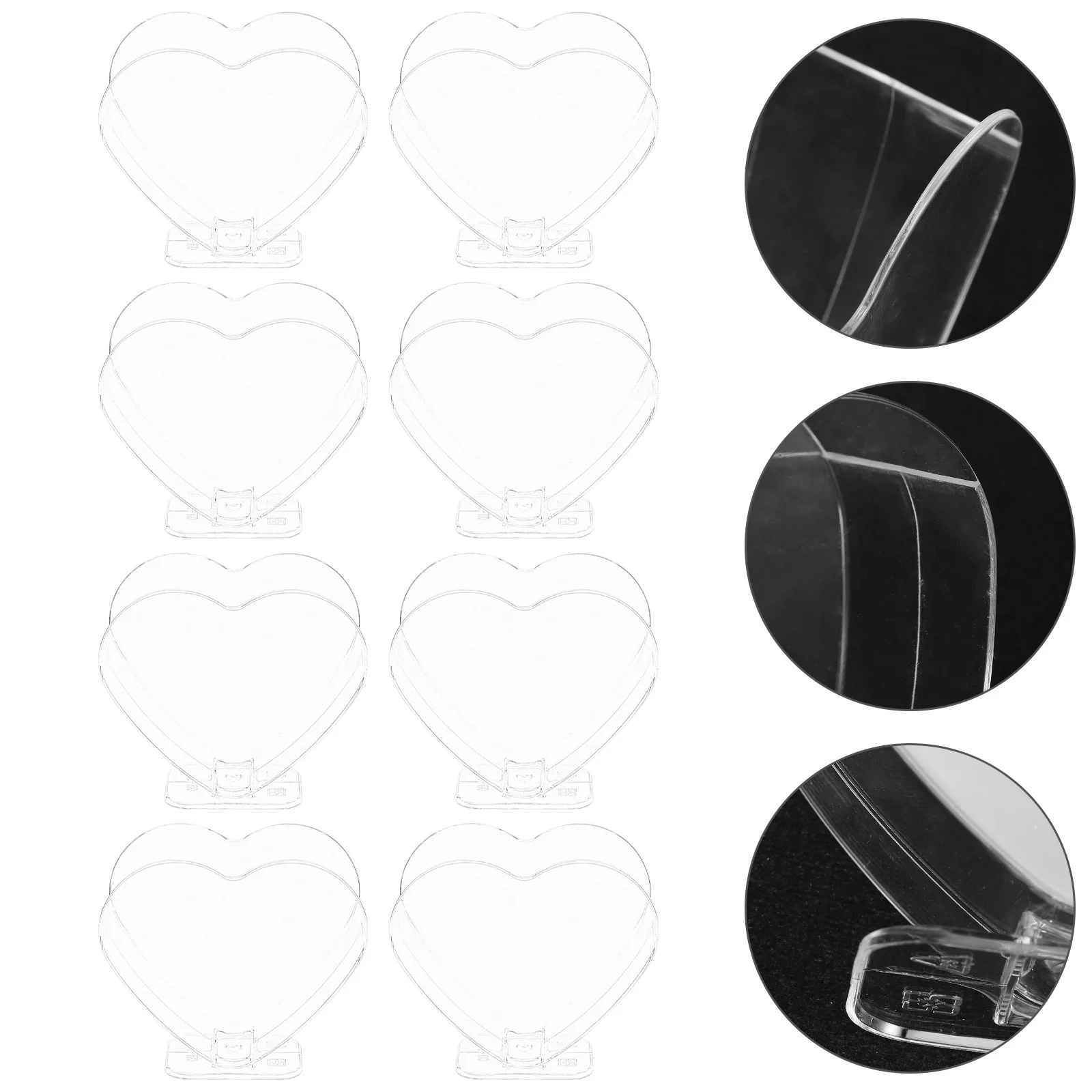 

30Pcs Heart Serving Cups Premium Material Ice Cream Bowls for Catering Cocktails Mini Cake Containers