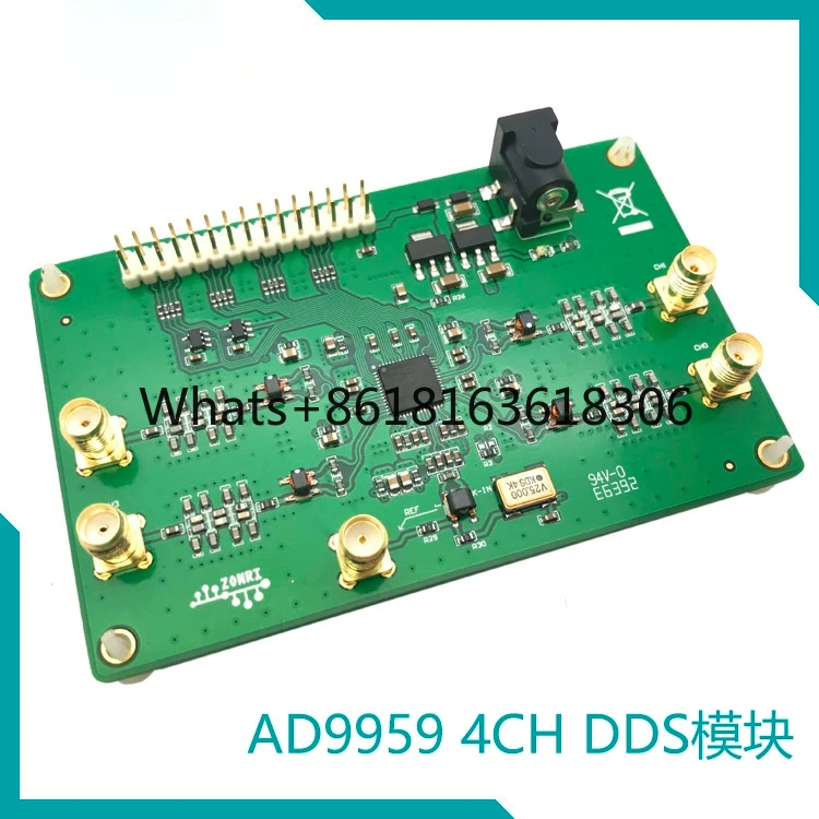 Ad9959 Four-Channel High-Speed DDS Signal Generation Module R F Signal Source 200MHz Balun Output