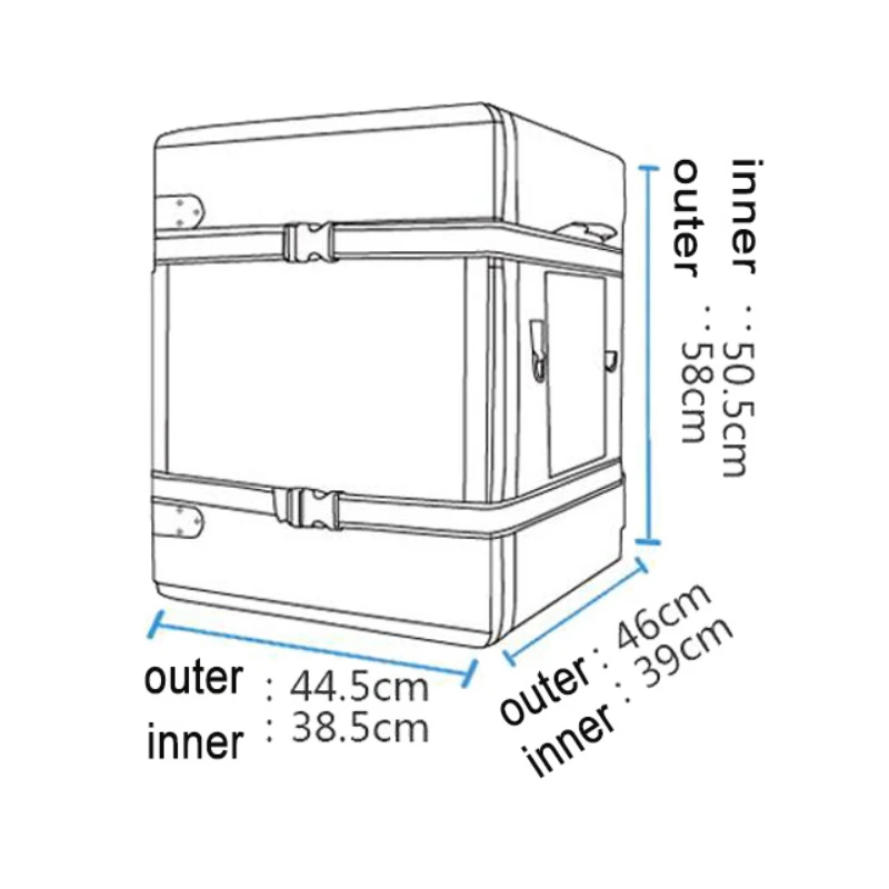 80L backpack epp cooler thermo box for food and pizza delivery