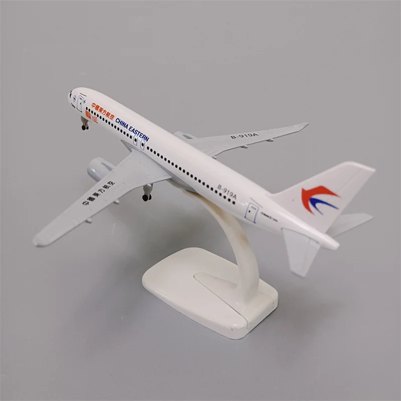 19cm China Eastern COMAC C919 Airlines Aircraft Diecast Airplane Model Plane Aircraft with Wheels Landing Gears Aeroplane