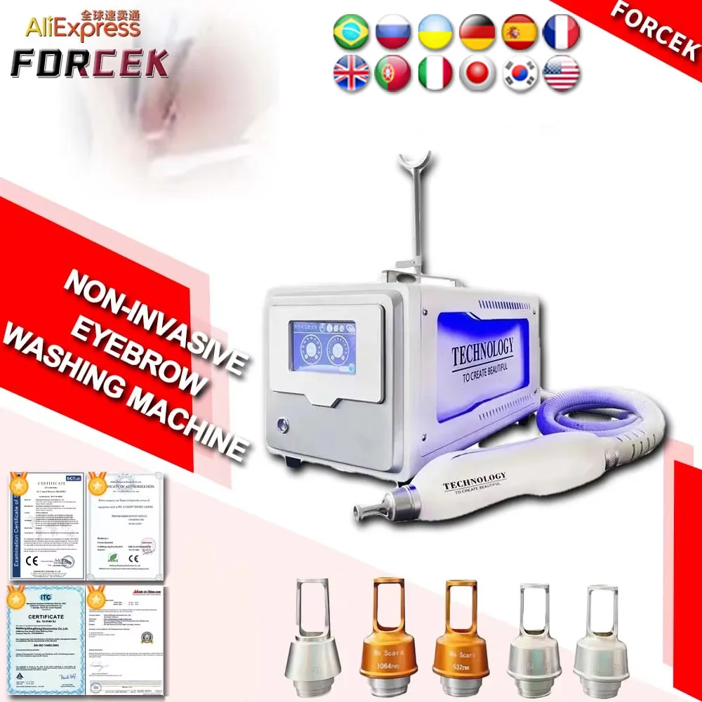 Non-Invasive Eyebrow Washing Machine 810 Freezing Point Multi-Function All-In-One Machine Tattoo Removal Beauty Instrument