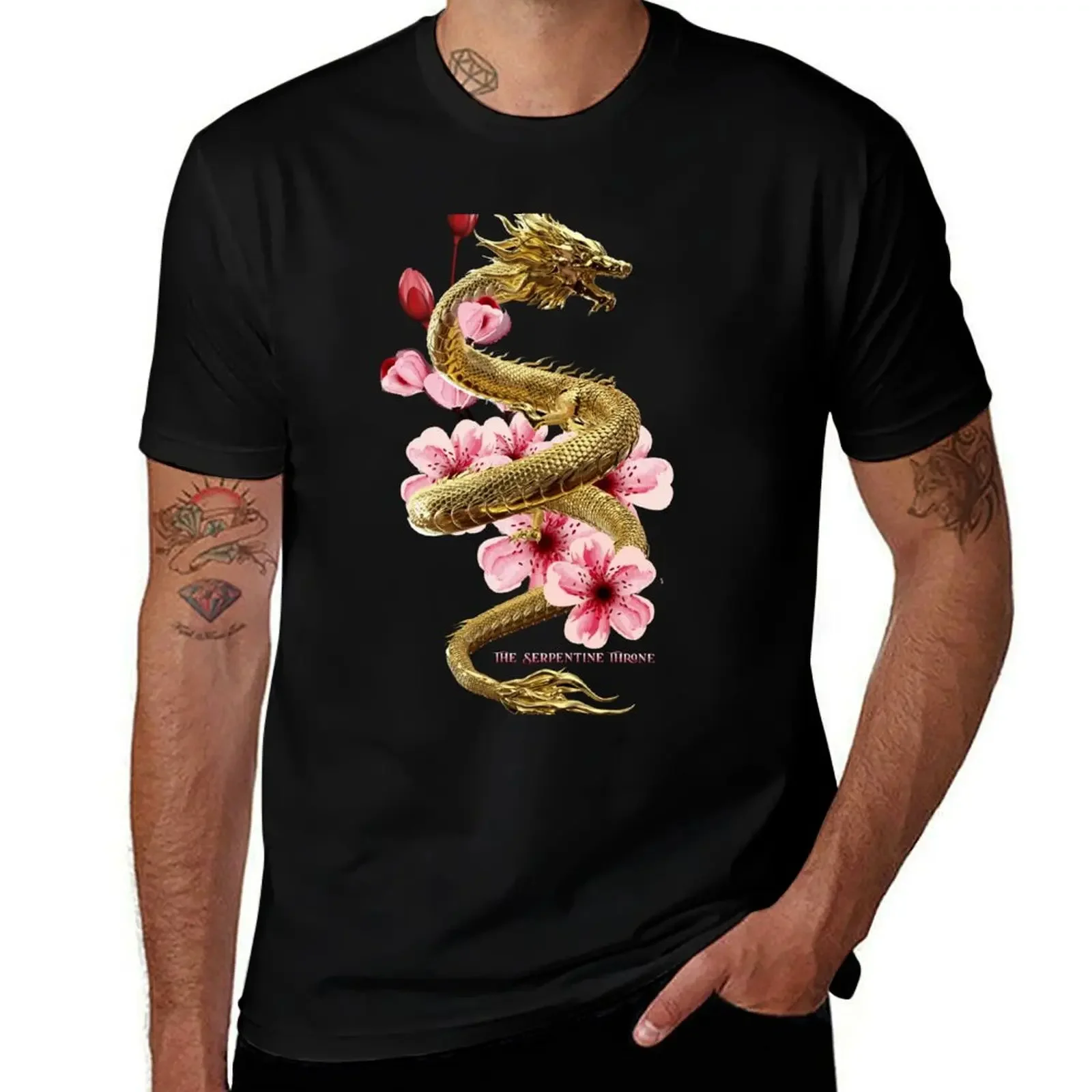 

The Serpentine Throne Logo T-Shirt blacks kawaii clothes designer shirts big and tall t shirts for men