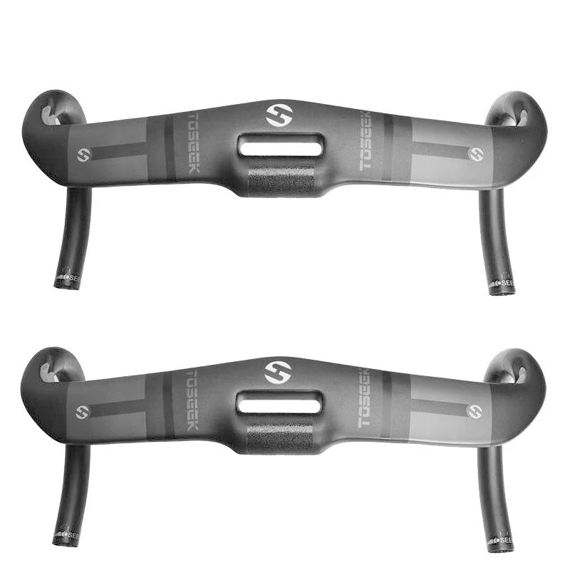 

TOSEEK Carbon Handlebar 31.8mm Ultralight Handlebar Racing Drop Bar 400/420/440mm Road Bike Handlebar