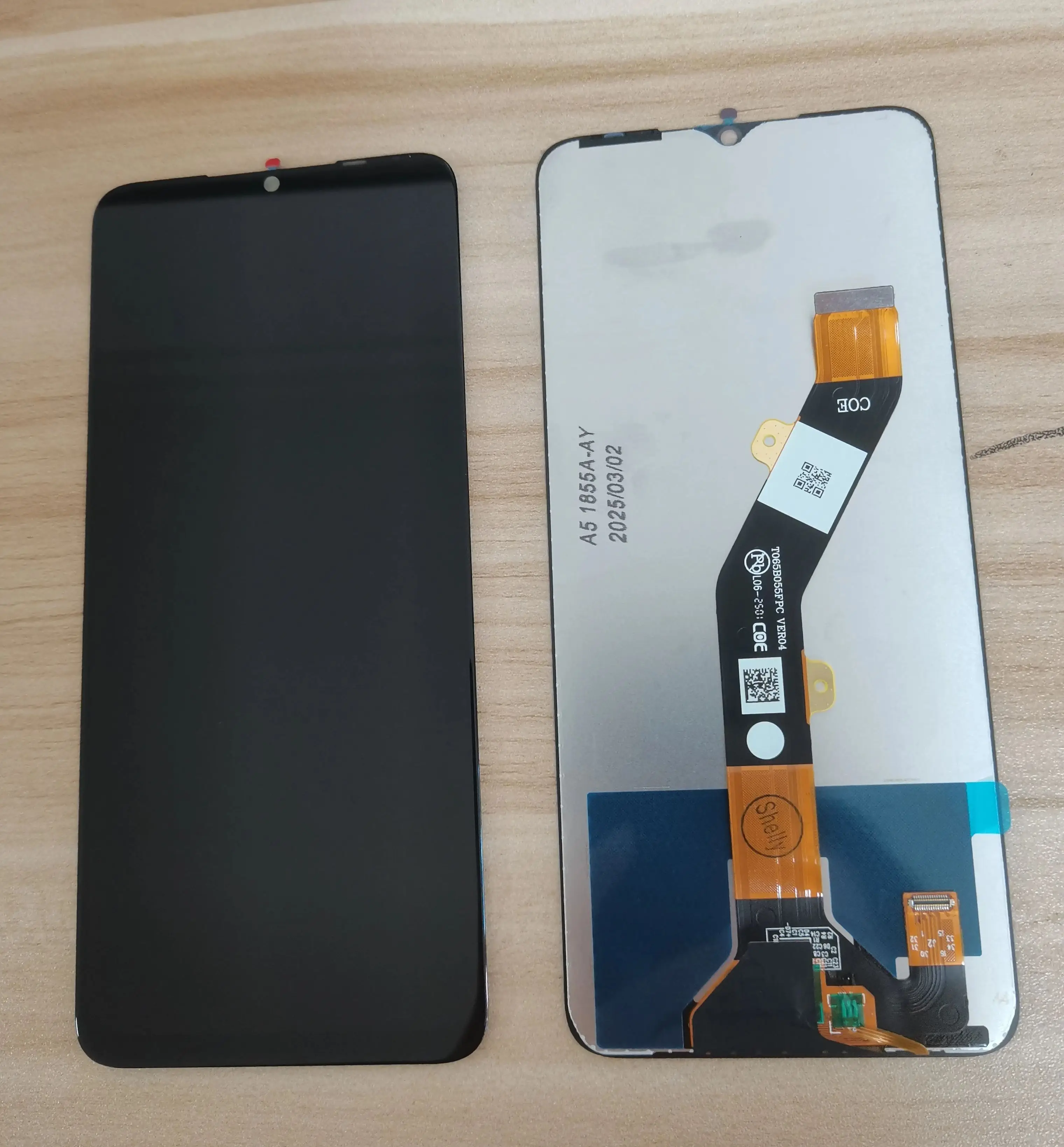 توصيل شاشة LCD 6.6 بوصة الأصلية لـ itel A50 A70 مع شاشة لمس ونظام توجيه لشاشة itel A50
