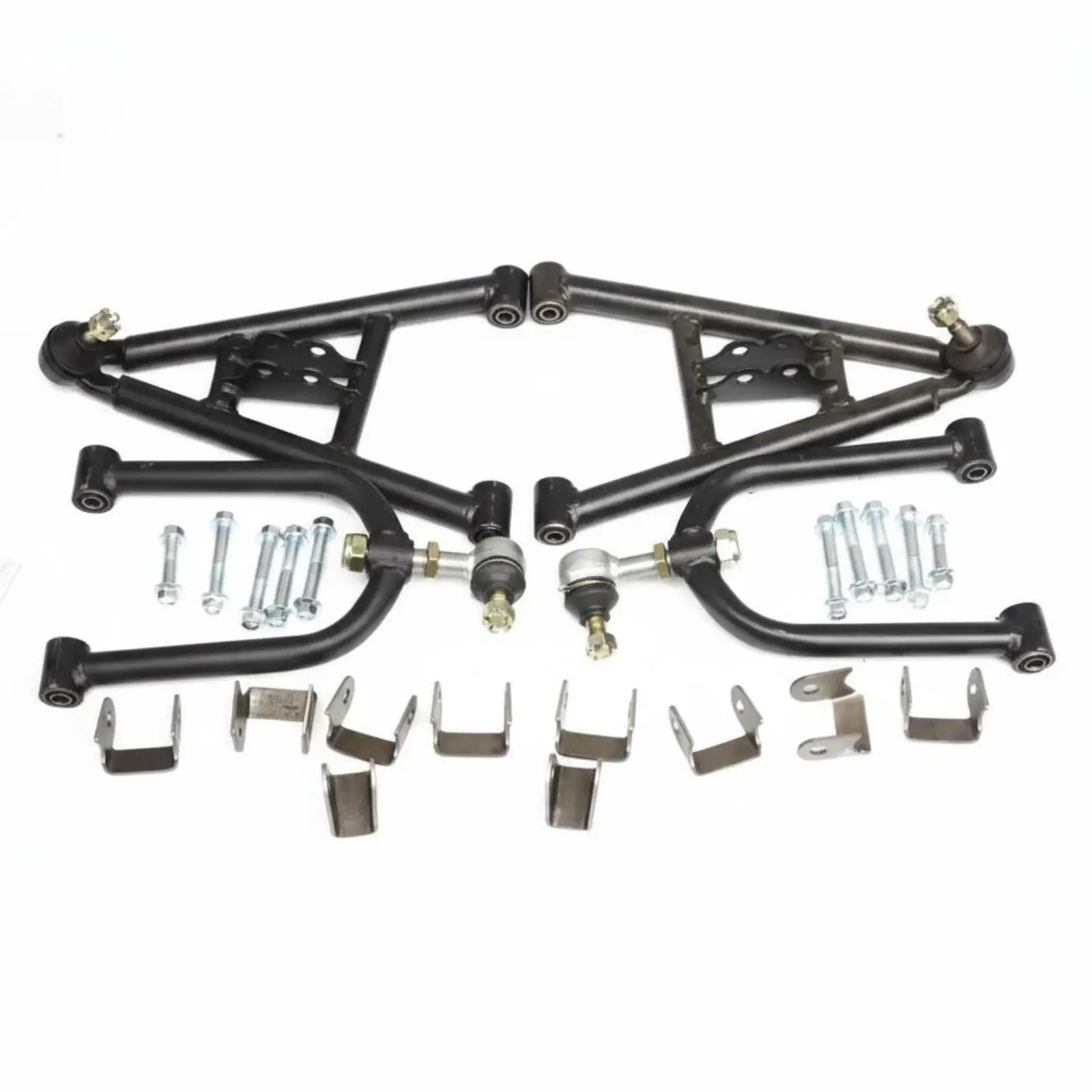 Beach Vehicle Suspension Front End Kit for Go Kart DIY Build Heavy Duty Metal a Arm Steering Support