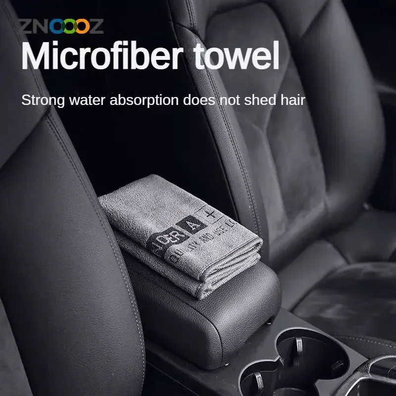 High-end Microfiber Auto Wash Towel Car Cleaning Drying Cloth Hemming Car Care Cloth Detailing Car Wash Towel Microfiber Cloth