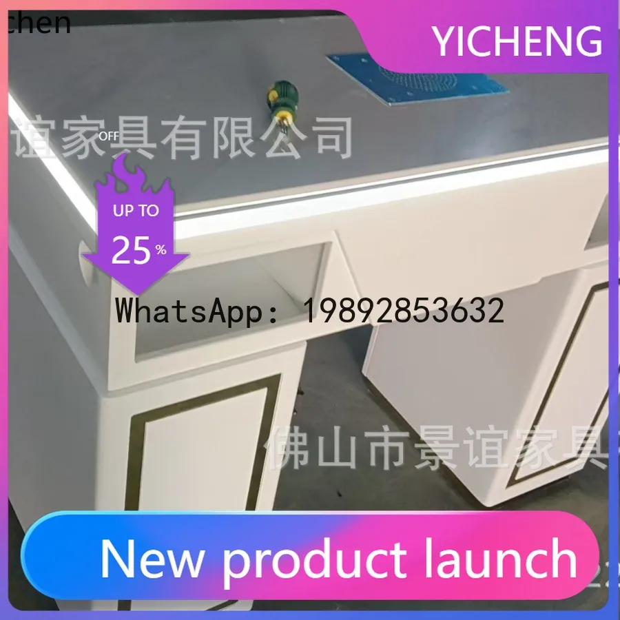 

X7 Marble Bar Beauty Salon Nail Shop Reception Desk Cashier Counter