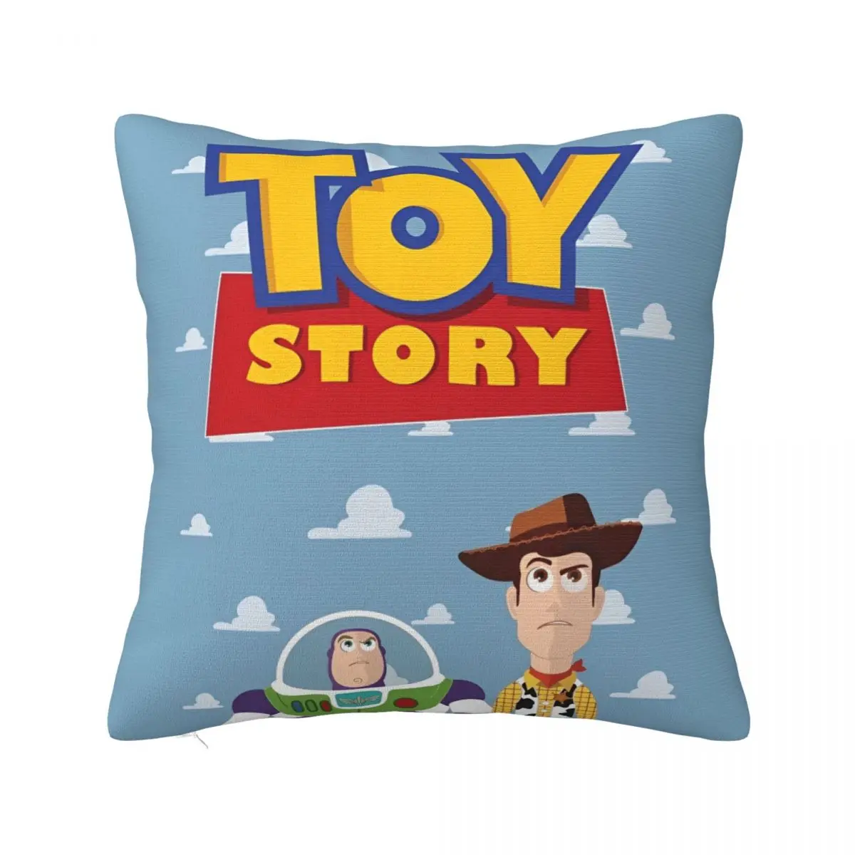 

Soft Toy Story Cartoon Cute Pillowcase Polyester Cushion Cover Gift Adventure Film Pillow Case Cover Home Zippered 18"