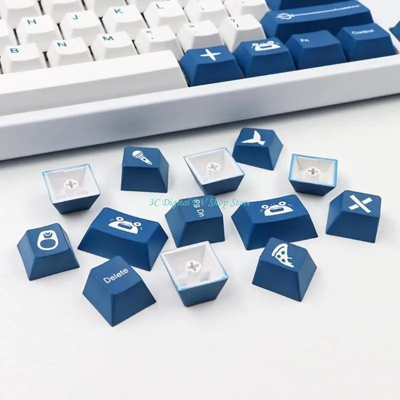 

E74D Replacement for Key Set 138pcs PBT Heat Sublimation for Mechanical Keybo