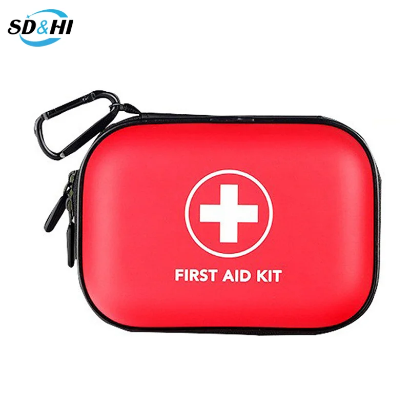 Outdoor First Aid Storage Bag, Household, Viagem, Camping Equipment, Medicina, Sobrevivência, Medical Case, Pequeno, EVA, 1 Pc, 24Pcs