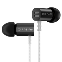 KZ ED9PRO In Ear Earphones Semi-Open Large Soundstsge Dynamic Driver Bass Music Headset HIFI Zinc Alloy Metal Earphones ED9 PRO