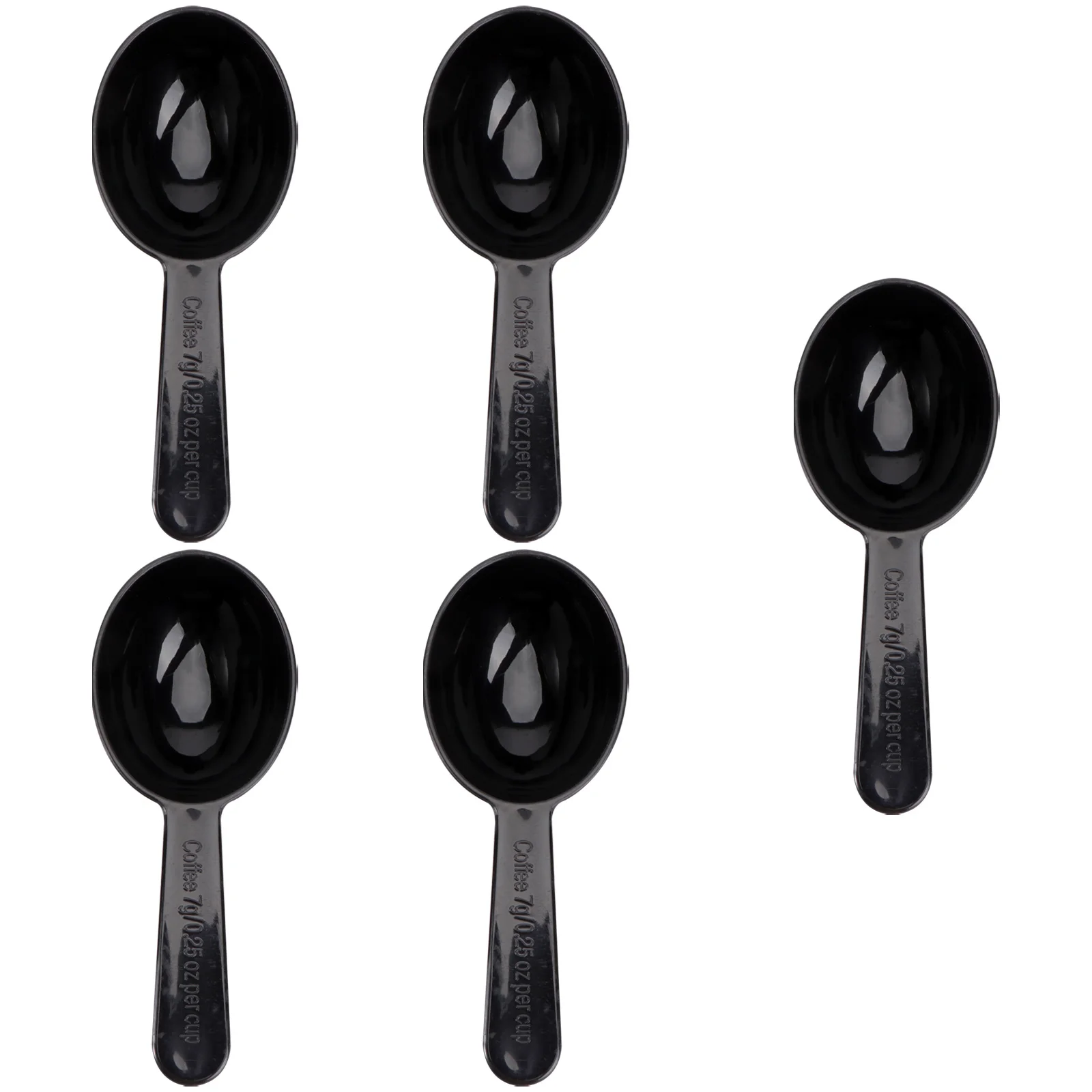 

5 pcs Pp Plastic Coffee Bean Measuring Spoon 7G 0.25Oz Thickened Kitchen Tool For Tea Flour Spices Milk Powder Baking