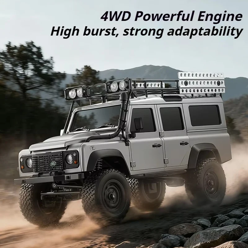 MN111C 1:18 4WD Off Road Climbing RC Truck 2.4G Defender Simulation Full Scale Remote Control Hobby RC Model Vehicle Gift