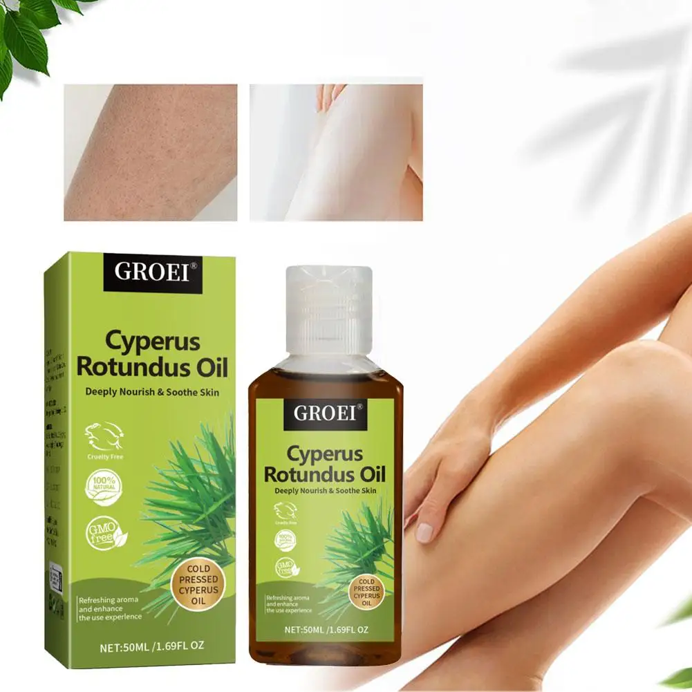 Cyperus Rotundus Essential Oil Pure Moisturizing Nourishing Reduce Redness Smoothing Repair Legs Arms Body Hair Removal Care Oil