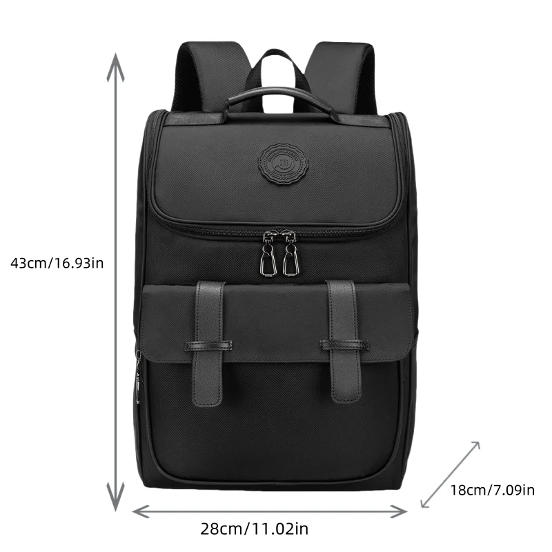 Casual backpack men\'s fashion trend bag women\'s lightweight simple commuting casual large capacity travel backpack