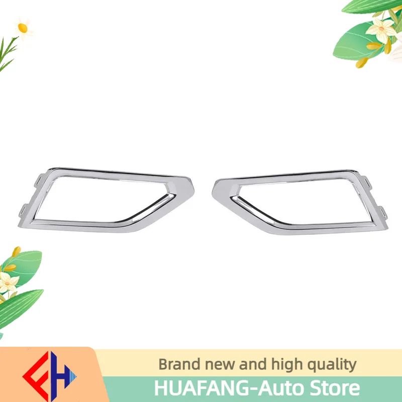 Оригинальный 3cn853665b, 3cn853666b, высококачественная левая и правая хромированная рамка передней противотуманной фары, внешняя решетка, подходит для Atlas 2018 2019