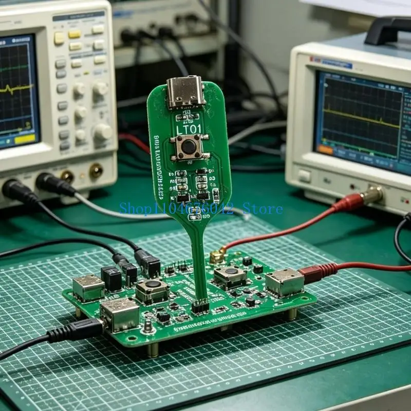 652F Professional Inductor Testing Tool Motherboards Coils Tester For Electronics Maintenance And Troubleshooting