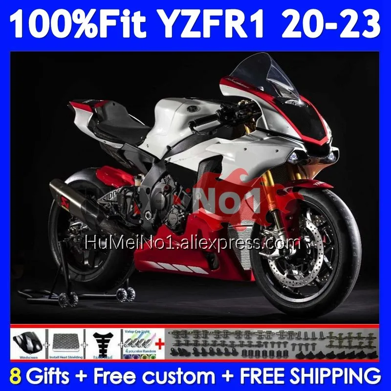 Injection For YAMAHA YZF R1 R 1 1000 YZF-R1 YZFR1 20 21 22 23 24 371No.85 Factory Red YZF1000 2020 2021 2022 2023 2024 Fairing