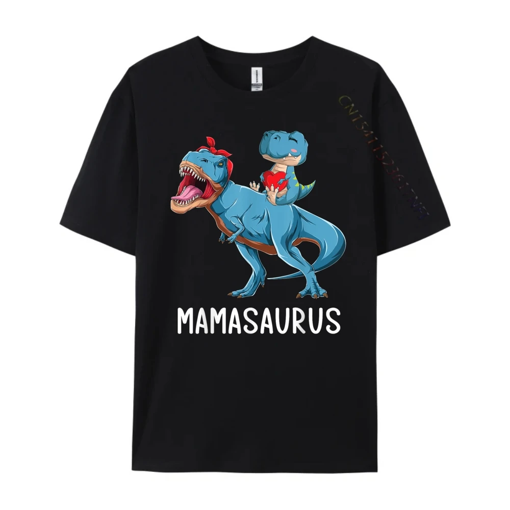 

Mamasaurus Giant Lizard Mama T Rex Saurus Designer T Shirt Men High Quality Mens Graphic Tshirts Men Camisas De Hombre