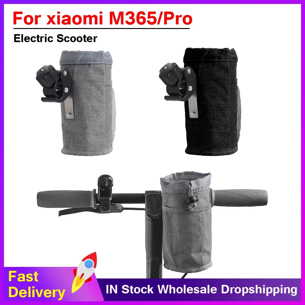 

E-scooter Bottle Holder Cycling Water Bottle Carrier Pouch Kettle for Xiaomi M365 Pro 1S Pro2 Ninebot Max G30 Handlebar Bag Part