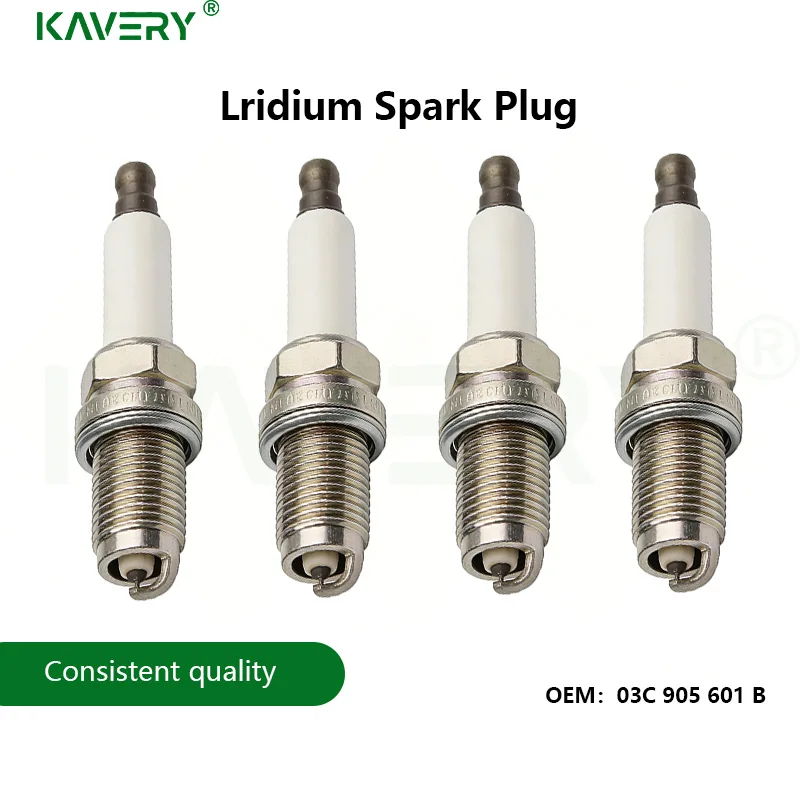 

For 4pc OEM 03C905601B 03C905601A SIZFR6B8EG Iridium Spark Plug For A1 A3 Passat Golf MK6 Polo Jetta Tiguan Skoda Auto Parts