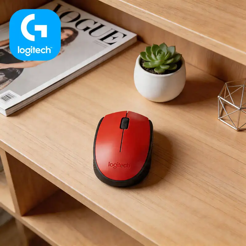 

Беспроводная оптическая мышь Logitech M170 с точным отслеживанием движений, 2,4 ГГц, радиус действия 10 м, 12 месяцев автономной работы, для офиса, дома и игр