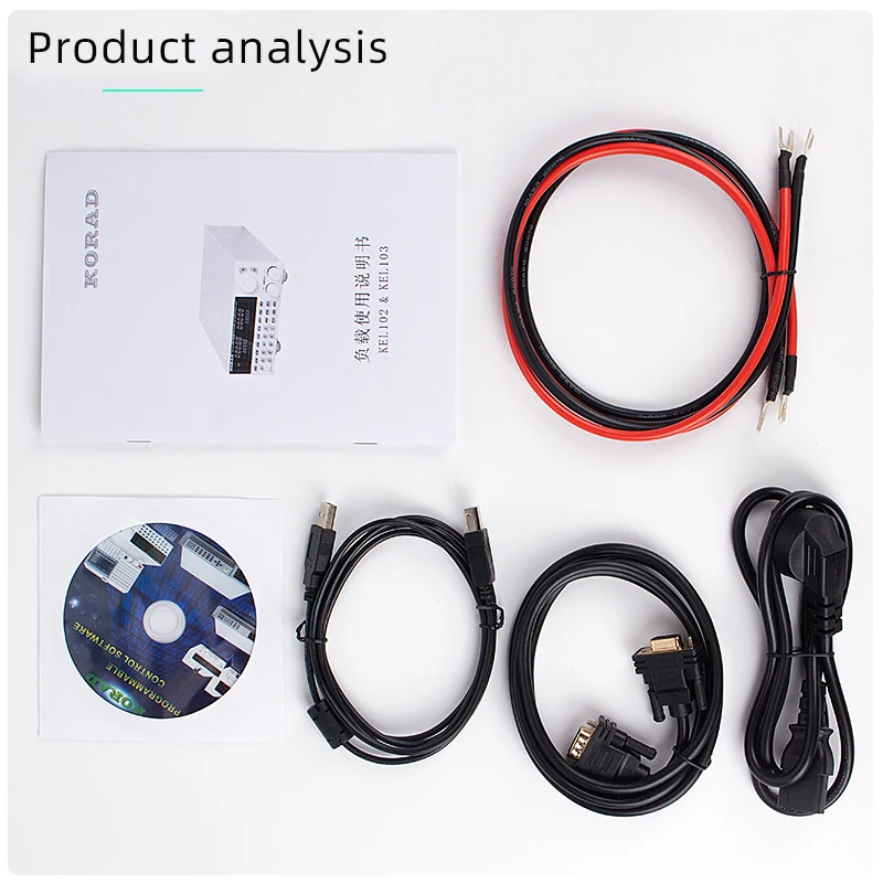 KORAD KEL103 KEL102 Carga Eletrônica DC Programável 150W/300W Ajustável 120V 30A Testador de Controle Digital RS-232 USB Connect
