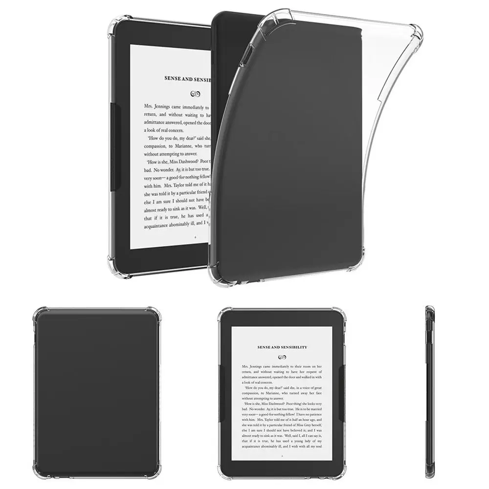 

Новый прозрачный чехол для электронного чтения, противоударная мягкая задняя крышка, легкий защитный чехол из ТПУ для Nook Glowlight 4 Plus/7,8 дюйма/2023
