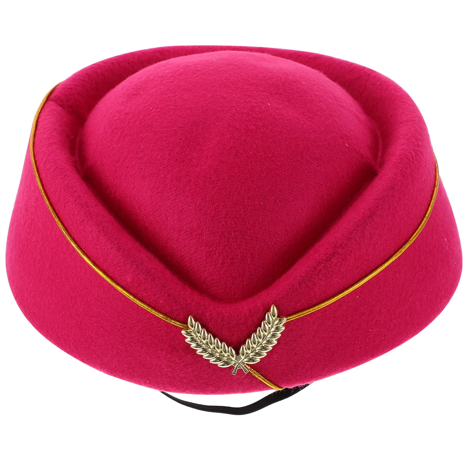 

Stewardess Beret Charming Women's Hat Uniform Airline Comfortable Summer Flight Attendant Essentials Woolen Felt Pilot