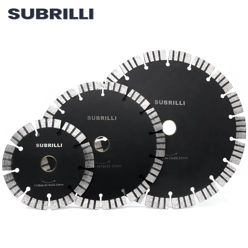 SURBILLI 5 "/7"/9 "أسطوانة تقطيع الماس شفرة المنشار الجاف للجرانيت الرخام بلاط الخرسانة الخزف قاطع حاد لطاحونة الزاوية