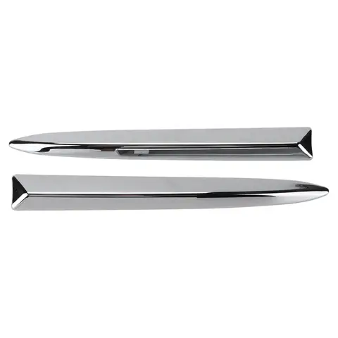 Car Front Bumper Upper Molding Chrome Trim Replacement for FIAT 500 2007‑2015 Bumper Upper Molding Strip Car Accessories