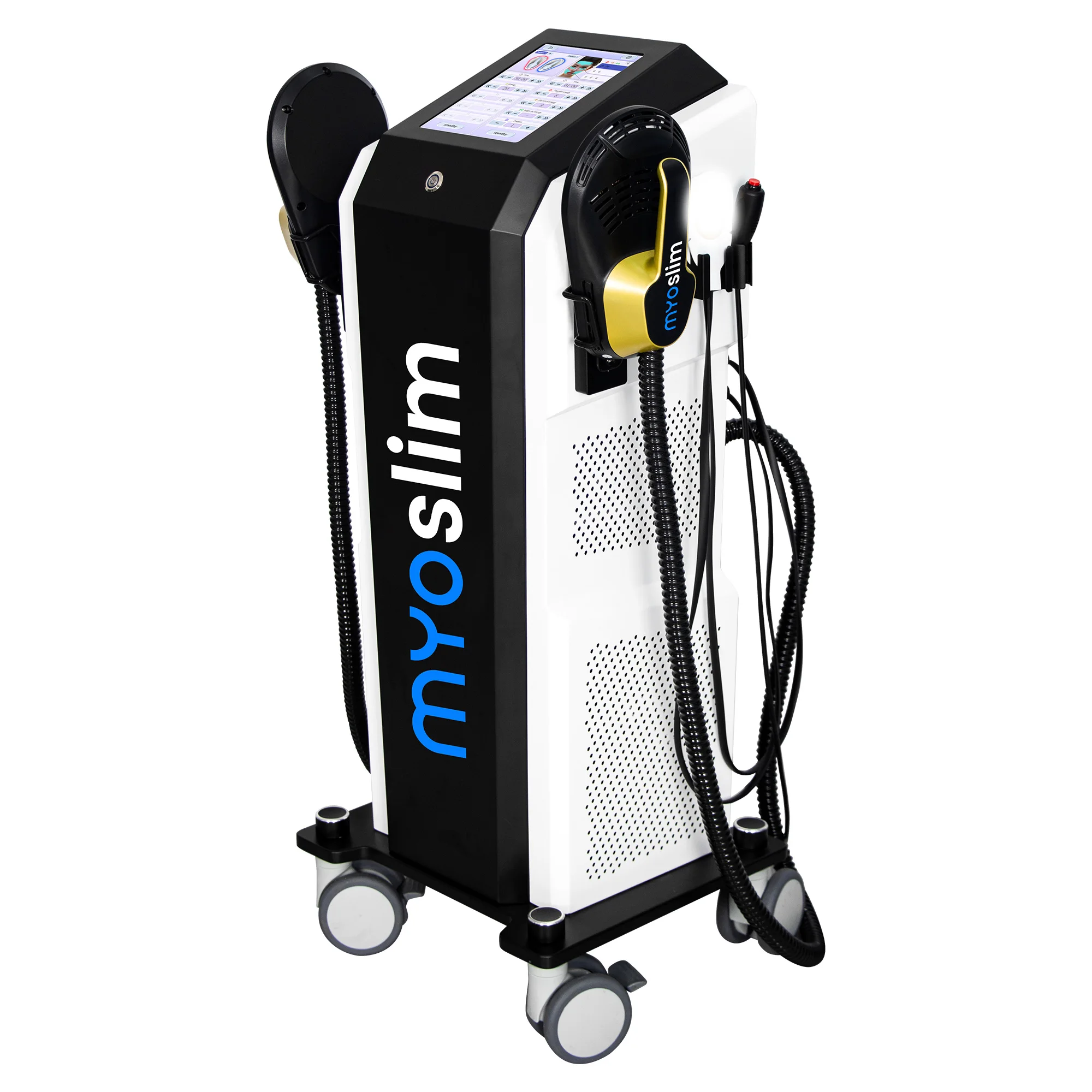 Machine professionnelle de Lifting du visage Ems d'électrostimulation faciale Myoslim 6500W 200HZ RF Ems corps sculpté 2 en 1 dispositif de massage