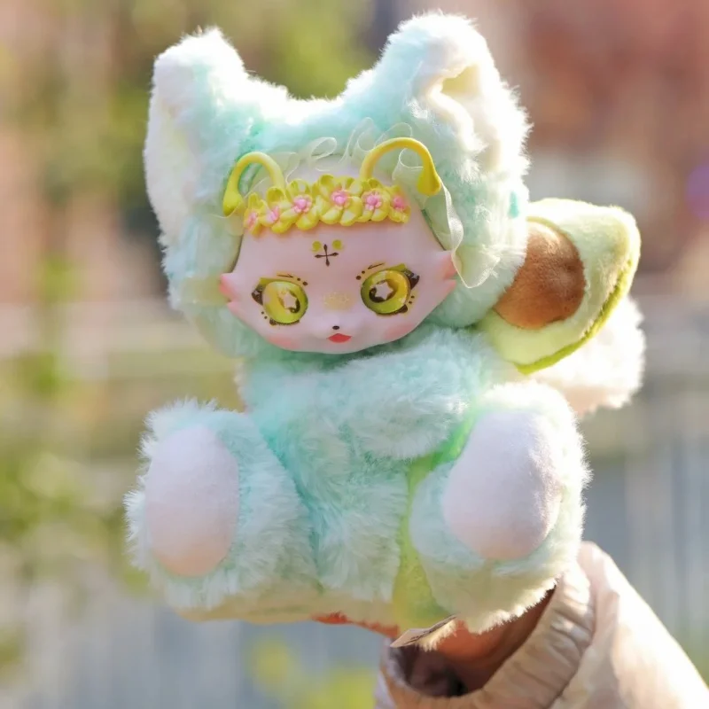 Genuíno Debesun DUMIA Frutas e Verduras Paraíso Caixa Cega Articulações Articuladas Palmas Magnéticas Brinquedo para Presente de Menina Figura Colecionável