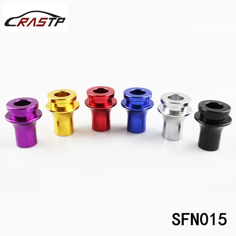 Gear shift knob adapter with base connector and stopper, thread size M10*1.5.