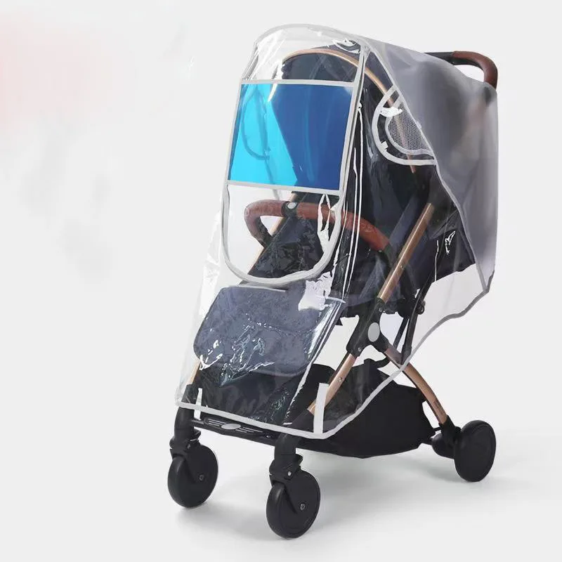 

Универсальный дождевик для детских колясок, ветрозащитный, водонепроницаемый, солнцезащитный, снегозащитный аксессуар для детской коляски