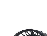 Black Dual Head Car Cooling Fan 12V/24V 360° Rotatable For RV Car SUV Truck Adjustable Car Auto Air Cooling