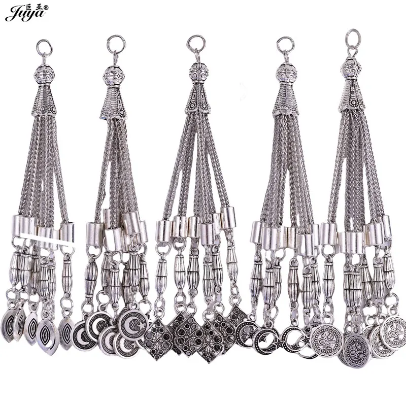 Ethnische Stil Lange Quaste Anhänger Charms Für Schmuck Machen DIY Halsketten Gebetskette Dekorationen Liefert Zubehör