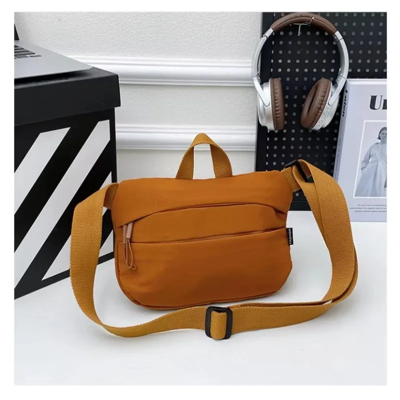 

Оксфордская однотонная сумка через плечо на молнии, большая вместительная повседневная сумка высокого качества 2025 года для женщин, хит продаж, модная сумка на плечо