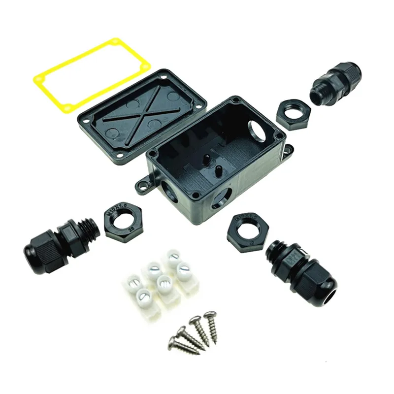 Mini Outdoor Waterproof Junction Box Plastic Outdoor Cable Waterproof Junction Box Electrical Junction Box Supplies