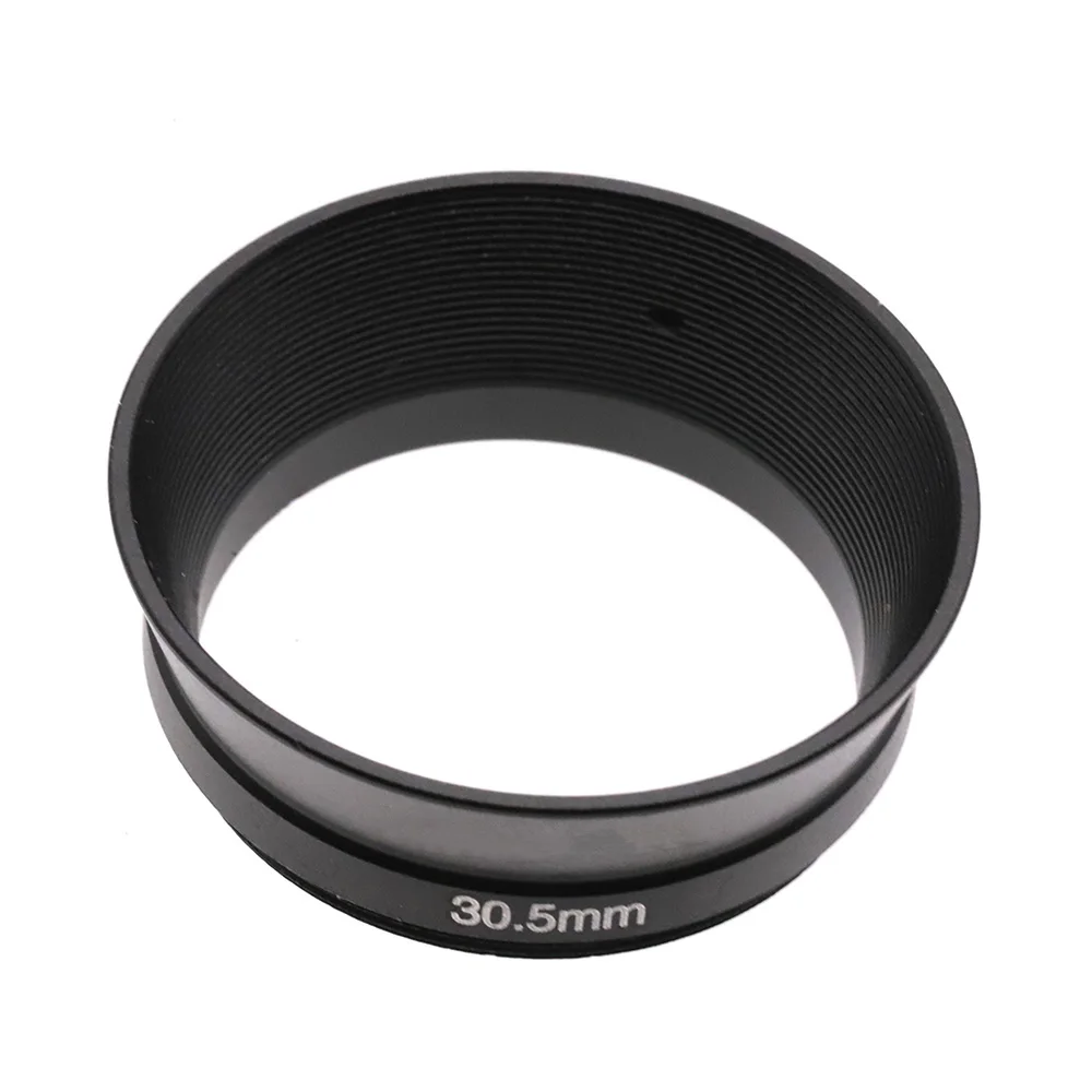 30.5mm For 35mm (Or longer focal length) lens Wide Angle Lens Hood Universal Screw in Black Metal