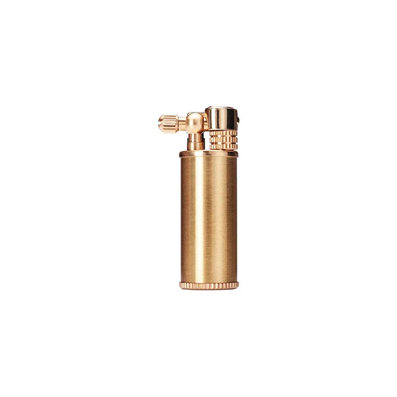 Slim Cylindrical Kerosene Lighter Brass Lift Arm Large Medium Small Creative Mini Portable Gasoline Lighter