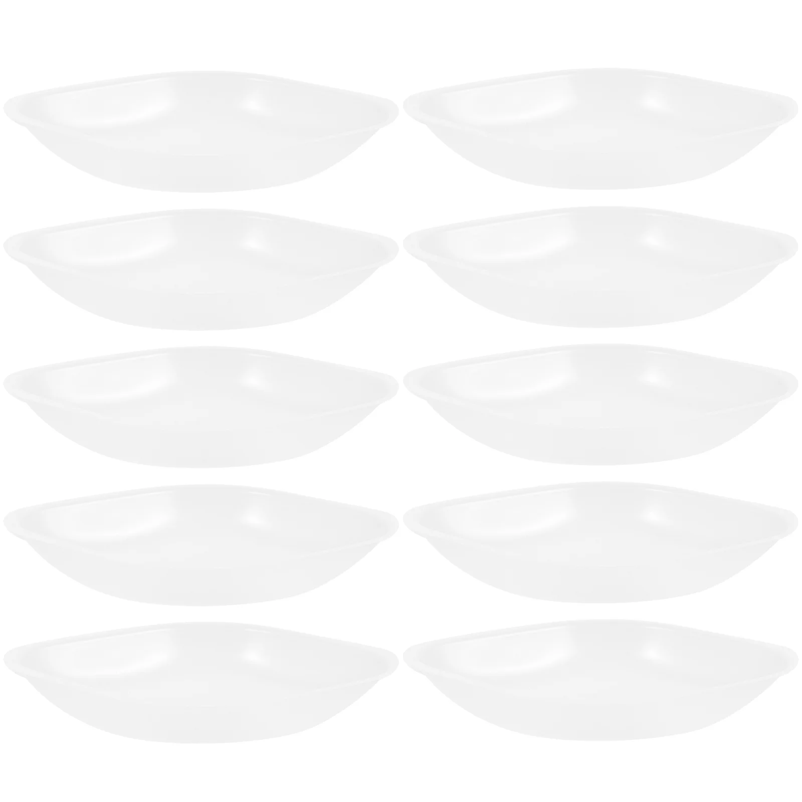 20pcs Rhombus Weighing Dishes Lightweight Plastic Trays For Lab Sample Measuring Non-Stick Reusable Weighing Boats Powder Liquid